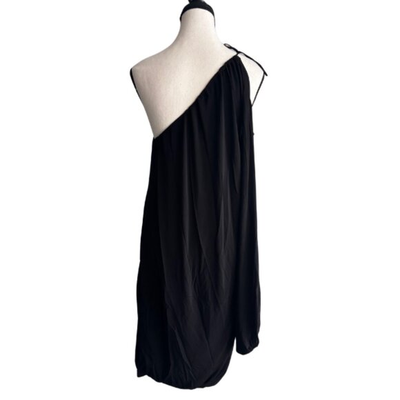 BCBG MAXAZRIA STYLISH ONE LONG SLEEVE, ONE SHOULDER DRESS, SZ.M - Picture 4 of 7